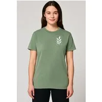 ilovemixtapes ilovemixtapes Unisex T-Shirt „Der Zweig“ – Bio-Baumwolle, Stone Washed Sage Green, Denim Blue & Black, Fair Wear, Grün, – Produktbild 1 von 1