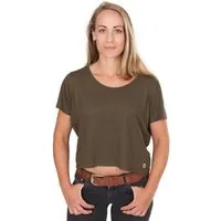 Life Tree Life-Tree Ecovero Shirt für Damen "Basic" in Fern Green/Mulberry, Grün, – Produktbild 1 von 1