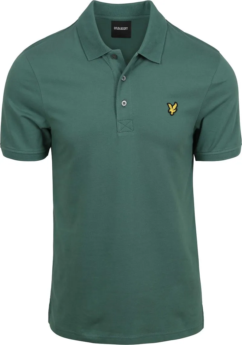Lyle and Scott Lyle and Scott Poloshirt Everglade Grün - Größe M, Dunkelgrün, – Produktbild 1 von 5