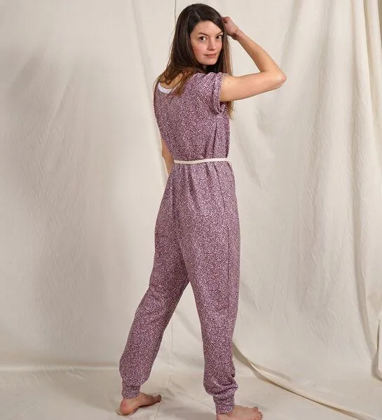 Lena Schokolade Lena Schokolade Jumpsuit Tiny, Rosa gemustert, – Produktbild 2 von 4