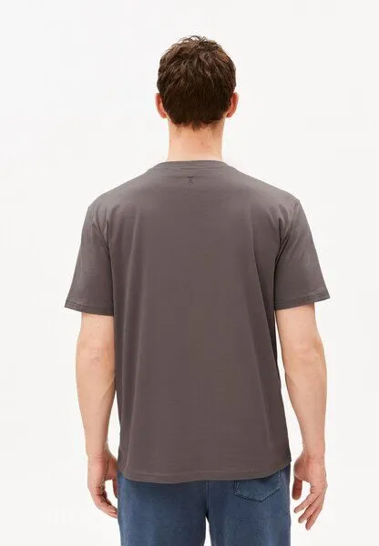 ARMEDANGELS ARMEDANGELS MAARKOS MID WEIGHT Herren T-Shirt aus Bio-Baumwolle, Granit, – Produktbild 2 von 4