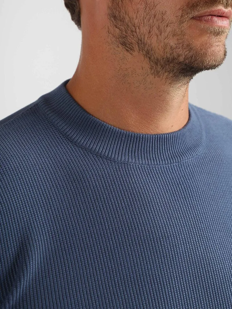 Suitable Suitable Respect Pullover Mamase Mid Blau - Größe XL, Dunkelblau, – Produktbild 2 von 5