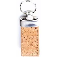 Kork Deko Kork-Deko Schlüsselanhänger aus Kork | türkis, beige, dunkelblau | vegan | Made in Portugal – Produktbild 1 von 1