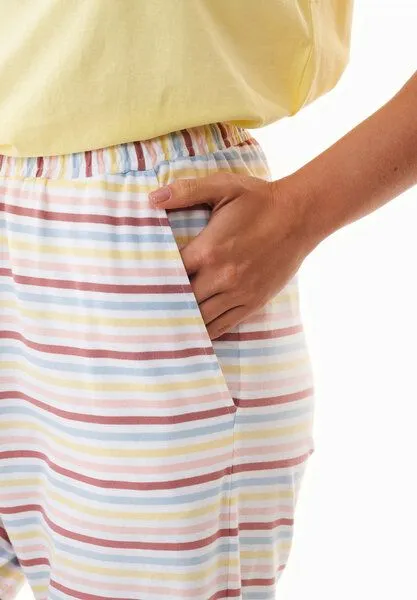 ORGANICATION ORGANICATION TRINNITY | Pyjama-Set aus Bio-Baumwolle, Yellow, – Produktbild 4 von 4