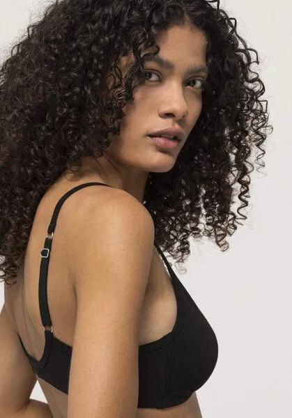 hessnatur hessnatur Triangel BH bügellos COTTON FEEL aus Bio-Baumwolle, Schwarz, – Produktbild 4 von 6