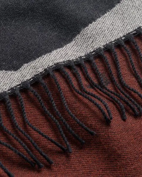 Rotholz Rotholz - Woven Schal Merino breit, Braun (earth bubbles), – Produktbild 4 von 4