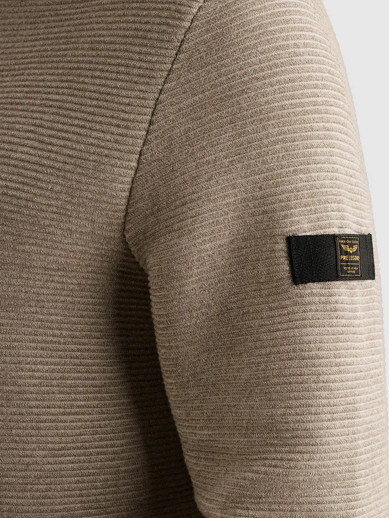 PME Legend PME Legend Rippstrickpullover Beige - Größe M, Beige, – Produktbild 4 von 5