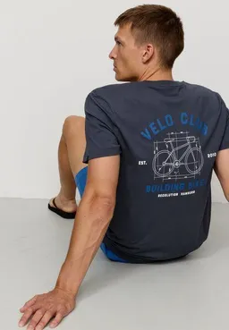 recolution Herren T-Shirt aus Bio-Baumwolle - AGAVE VELO CLUB - recolution – Produktbild 1 von 1