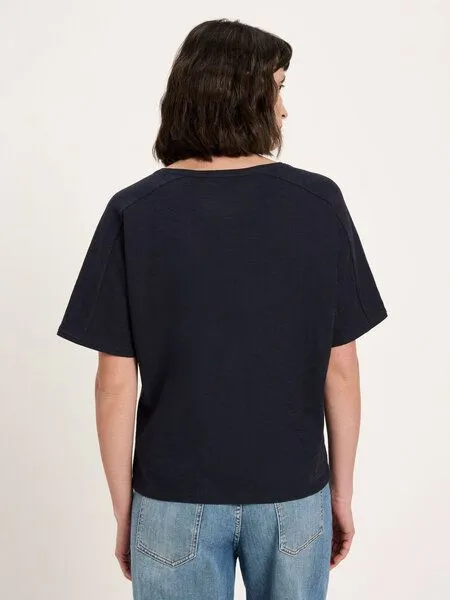 LANIUS LANIUS Shirt (GOTS) aus Bio-Baumwolle, Midnight, – Produktbild 2 von 4