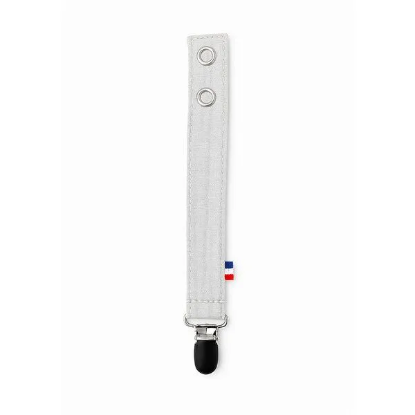 PAPATE PAPATE Schnuller-Clip Bio-Baumwolle, Weiss, – Produktbild 3 von 3
