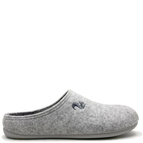 thies Veganer Slipper "thies ® PET" aus recycelten Flaschen, fair produziert, Stone grey (grau), – Produktbild 1 von 4
