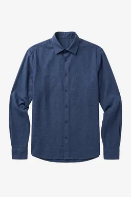KnowledgeCotton Apparel KnowledgeCotton Apparel Herren vegan Hemd Dune Regular Flannel Von Vintage Indigo – Produktbild 1 von 1