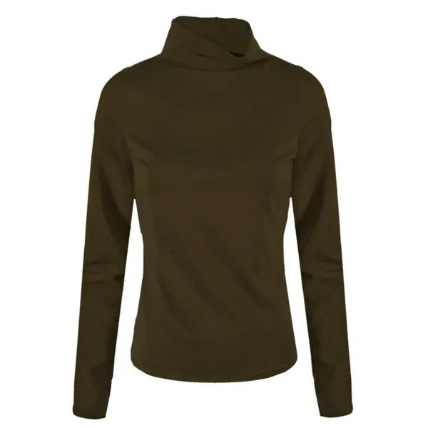 Frija Omina Frija Omina Bio-Rollkragen-Shirt Rolli, Forest (grün), – Produktbild 1 von 2