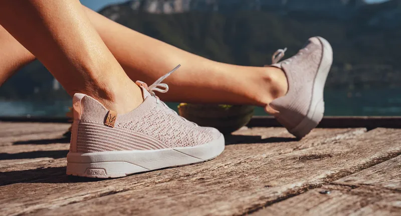 SAOLA SAOLA Damen vegan Sneaker Damen Cannon Knit 3 Faded Rose, Hell-pink, – Produktbild 2 von 2