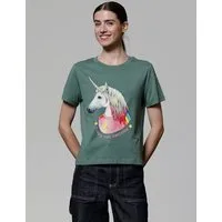 watapparel watapparel T-Shirt Frauen Flash, the unicorn, Green bay, – Produktbild 1 von 1