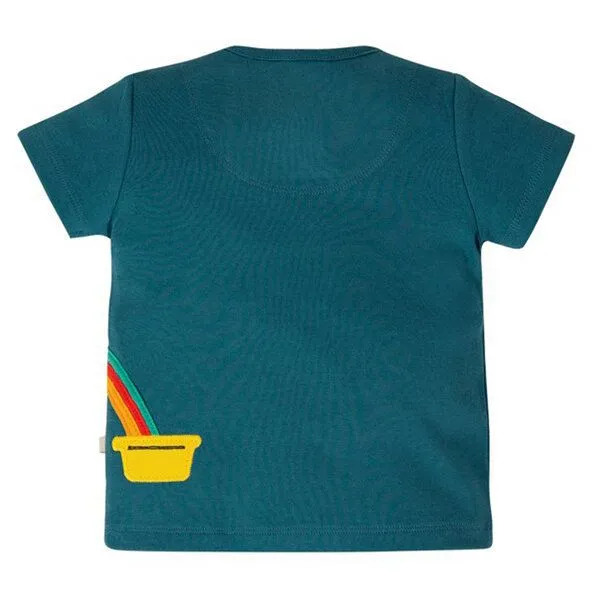 Frugi Frugi T-Shirt Truck in blau – Produktbild 3 von 3