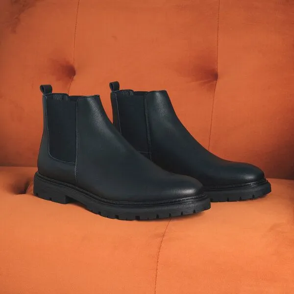 Nae Vegan Shoes Nae Vegan Shoes NAE LUKAS - vegane, Chelsea Stiefellette, Schwarz, – Produktbild 4 von 4