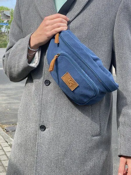Dragolina Dragolina XL Hüfttasche Bjarne, Jeansblau (blau), – Produktbild 4 von 4