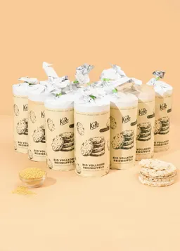 KoRo Bio Vollkornreiswaffeln mit Amaranth und Hirse 12 x 120 g – Produktbild 1 von 1