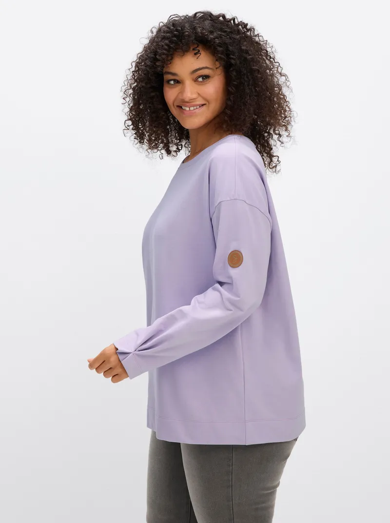 sheego Sweatshirt flieder, Flieder, – Produktbild 2 von 2