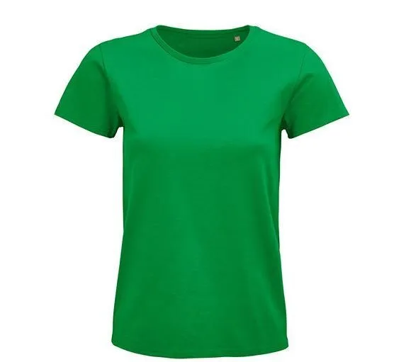 Sol's Sol's Damen T-Shirt Kurzarm Rundhals in 20 verschiedenen Farben aus Bio - Baumwolle, Kelly green, – Produktbild 1 von 3
