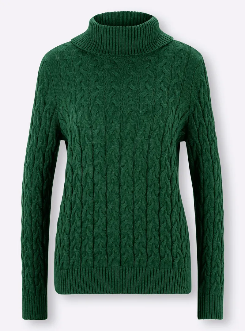 heine Feinstrickpullover moos, Moos, – Produktbild 2 von 2