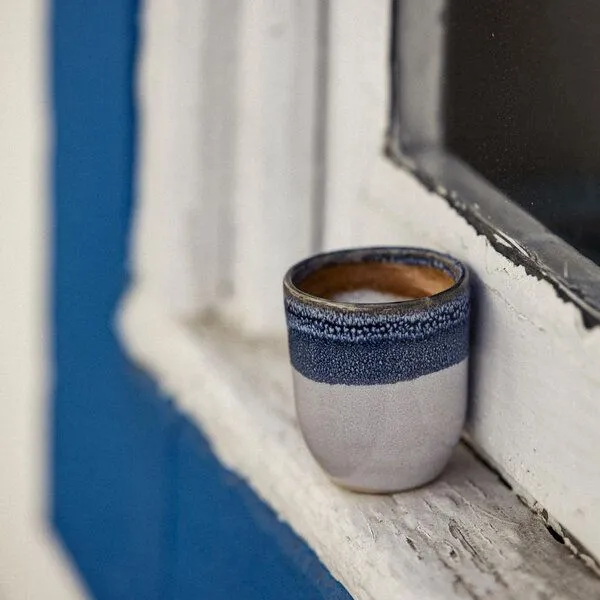 onomao onomao Espressobecher - Traditionell, Graublau dipped, – Produktbild 2 von 4