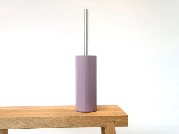 werkvoll by Lena Peter werkvoll by Lena Peter Upcycling WC-Bürste FIRE mit Edelstahlgriff, Pastellviolett, – Produktbild 1 von 5
