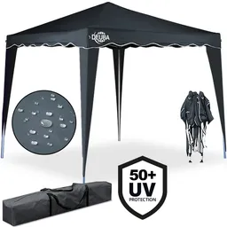 Casaria® Casaria Deuba Faltpavillon Capri 3x3 m anthrazit – Produktbild 1 von 1