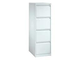 C+P C+P Hängeregistraturschrank einbahnig, 4 Schubladen, reinweiß/reinweiß – Produktbild 1 von 1