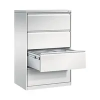 C+P C+P Hängeregistraturschrank zweibahnig, 4 Schubladen, lichtgrau/lichtgrau – Produktbild 3 von 3