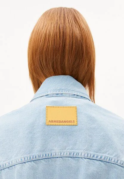 ARMEDANGELS ARMEDANGELS PAASITHE DENIM Damen Jeansjacke aus recyceltem Baumwoll Mix, Blue, – Produktbild 3 von 3