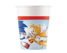 Procos Einwegbecher Sonic - Pappbecher, 8 Stück, 200 ml, FSC, Papier, Pappe – Produktbild 1 von 1
