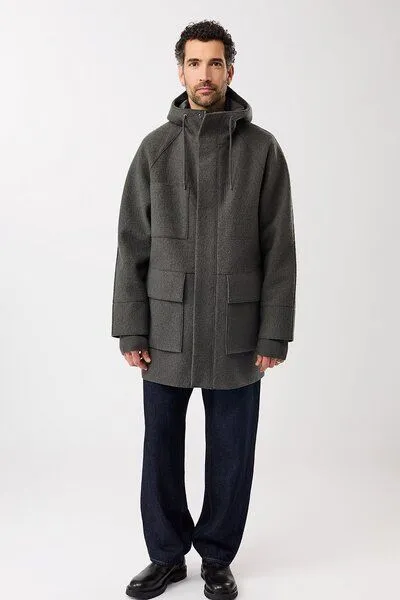 LangerChen LangerChen Parka aus Techno Felt mit großen Taschen, Platinum (grün), – Produktbild 1 von 4