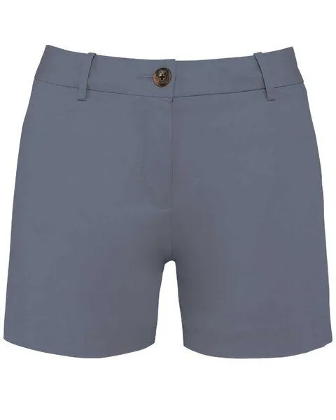YTWOO YTWOO Damen Bermudashorts aus Bio Baumwolle mit weicher Haptik, Grau, – Produktbild 1 von 4