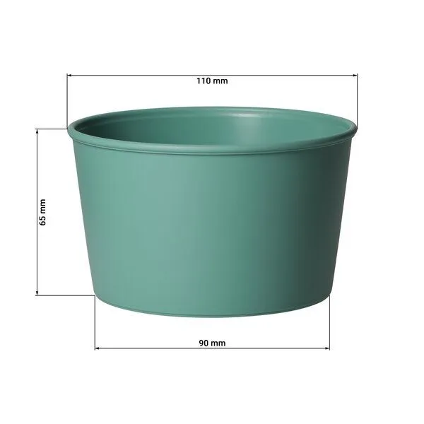 elasto nature elasto nature Mehrwegbehälter 460 ml, Grün, – Produktbild 3 von 4