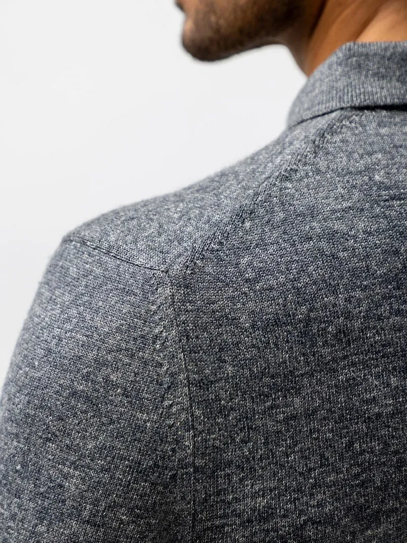 State of Art State of Art Pullover Polokragen Navy - Größe XL, Dunkelblau, – Produktbild 3 von 5