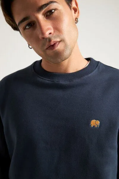 Trendsplant Organic Essential Sweatshirt Trendsplant Blue, Blau, – Produktbild 3 von 4