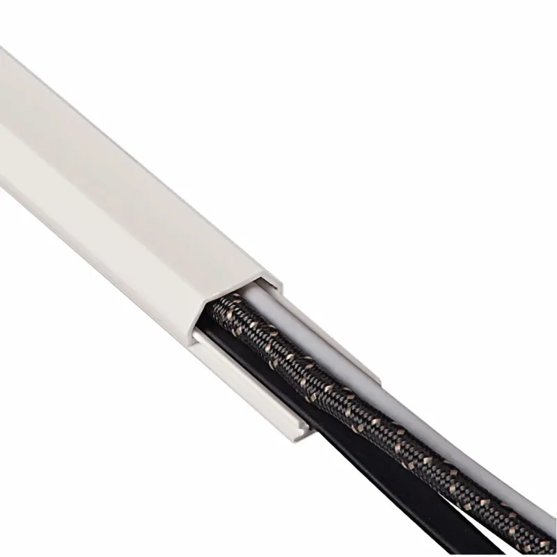 Hama Hama Kabelkanal, 3 Stück, selbstklebend, eckig, 100 x 2,1 x 1 cm, PVC, Weiß, – Produktbild 4 von 6