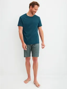 CALIDA CALIDA Pyjama Relax Streamline 1 (2 tlg) mit Rundhalsausschnitt und kurzem Arm, weich, Interlock Qualität – Produktbild 1 von 1