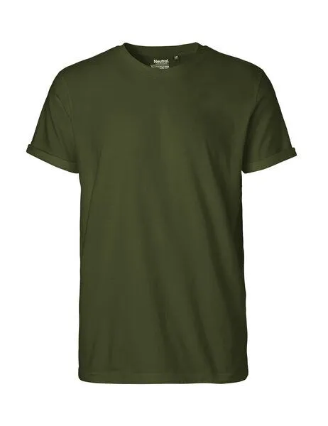 Neutral® - 3FREUNDE Neutral® - 3FREUNDE Männer T-Shirt Roll-Up, Military, – Produktbild 1 von 4