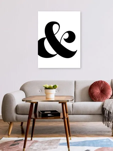 Photocircle Photocircle Poster / Leinwandbild - Ampersand – Produktbild 2 von 4