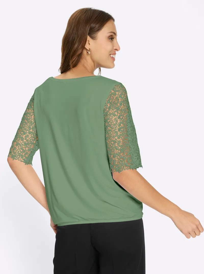 Witt Spitzenshirt eucalyptus, Eucalyptus, – Produktbild 2 von 2