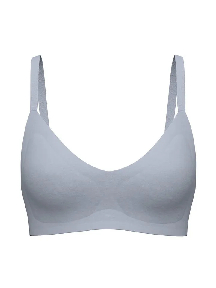 CALIDA CALIDA Bustier Natural Skin Damen (1-tlg) mit herausnehmbaren Pads, weich und unsichtbar unter Kleidung, Grau, – Produktbild 1 von 5