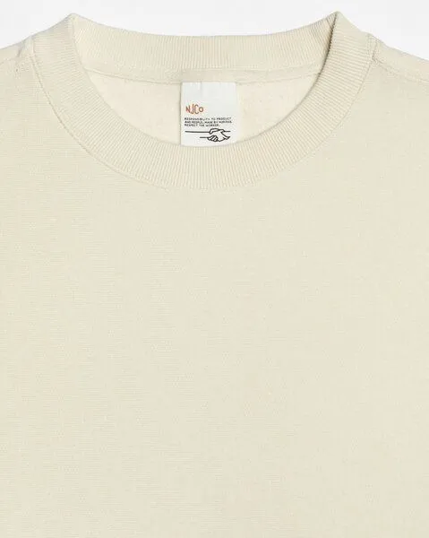 Nudie Jeans Nudie Jeans Sweatshirt aus Biobaumwolle - Hasse Crew Neck – Produktbild 2 von 3