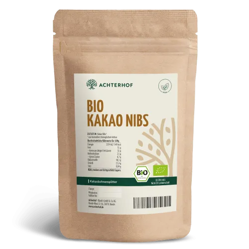 vom Achterhof Kakao Nibs Bio (1000g) – Produktbild 1 von 1