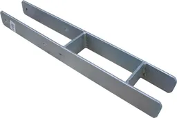 woodstore24 H-Pfostenträger feuerverzinkt für Schnittholz und Pfosten-101 mm / 10 x 10 cm Pfosten – Produktbild 1 von 1