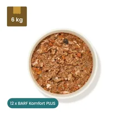haustierkost.de haustierkost.de BARF Komfort PLUS Lachs Frostfutter 12 x 500 g – Produktbild 1 von 1