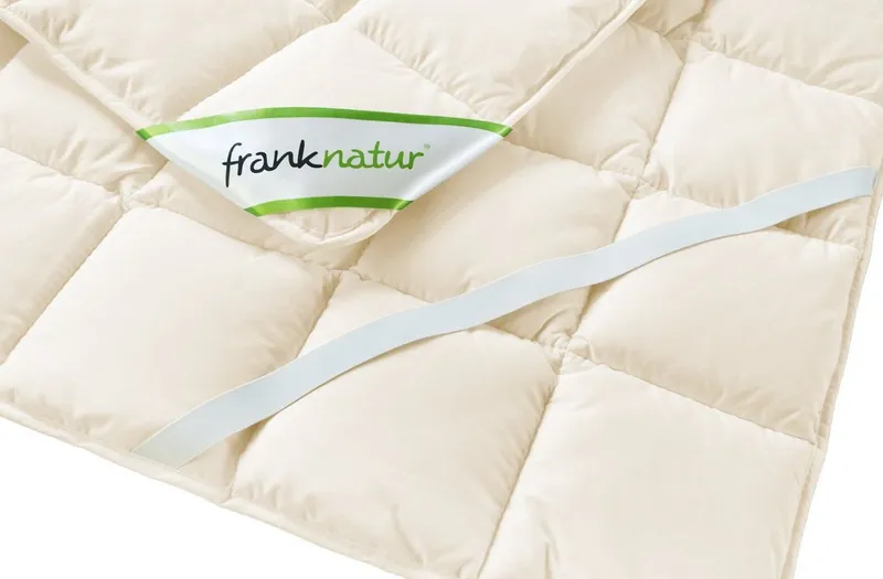 franknatur, Topper Auflage Lyocell / Tencel, Lyocell, Unterbett mit Lyocell-Füllung für ganzjährige Nutzung, Beige, – Produktbild 4 von 5