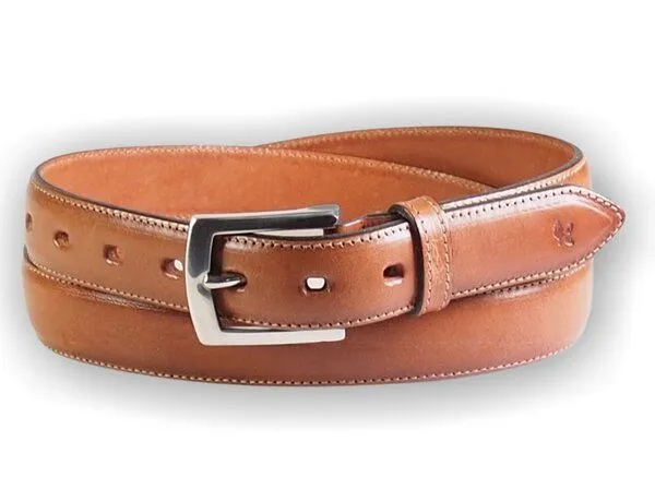 Greenbelts Greenbelts Herren Ledergürtel MARDY, Cognac, – Produktbild 3 von 6